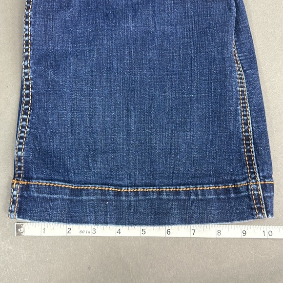 *Rank•45* Dark Wash Mid-Rise Flare Jeans size 25W x 36L - Picture 9 of 9
